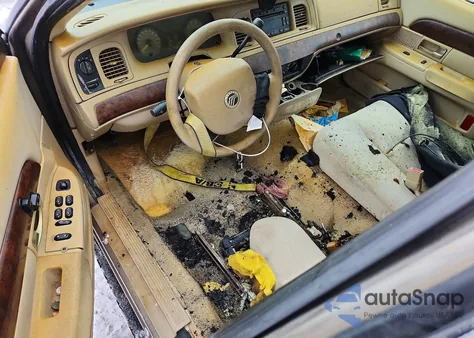 2006 Mercury Grand Marquis Gs z USA, uszkodzony, nr VIN 2MEFM74W16X621486